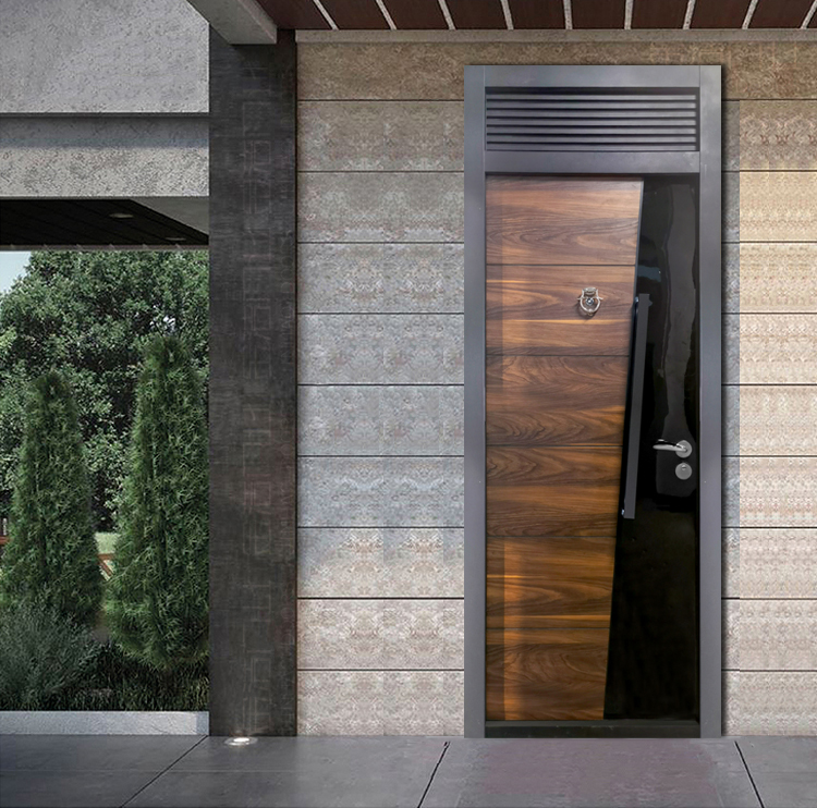 Quality Assured Security Front Armored Door Modern Design