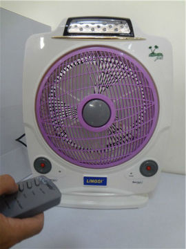 DC 6V motor box fan with remote