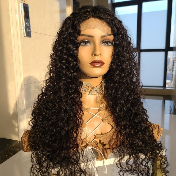 9A 4*4 Closure Lace Wig Wholesale Price Good Quality 100% Human Brazilian Hair with Closure Remy Hair 40 Inch Wig Natural Soft