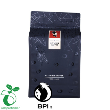 Square Bottom Coffee Bag med Easy Tear-Off Glidelås