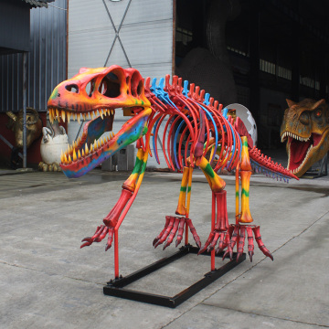Realistic Resin Dinosaur Skeleton Model for Museum Decorations