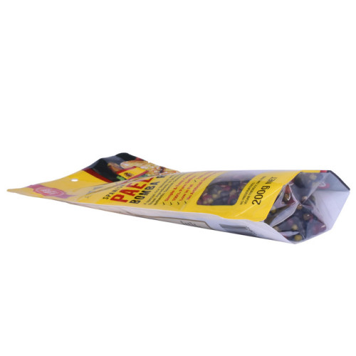 250g resirkulerbar stand up pouch plast matpose