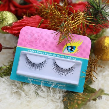 human hair false eyelashes