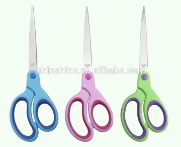 Multi-color handle safty student scissors , multi-function student scissors
