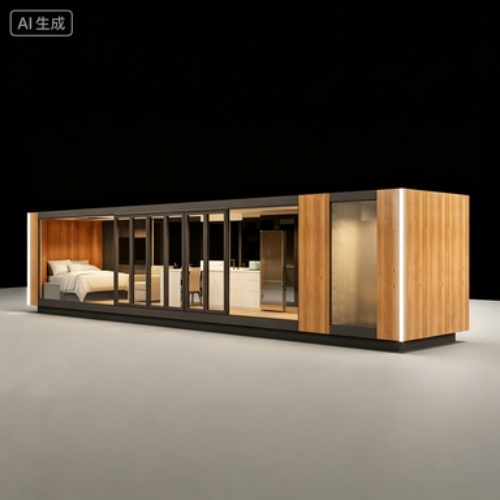 Modular Folding House for Home Office or Guest Room Use