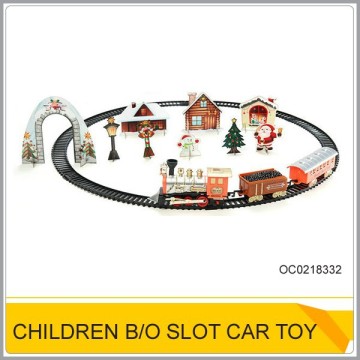 Kids battery operated railway toy Christmas train set OC0218332