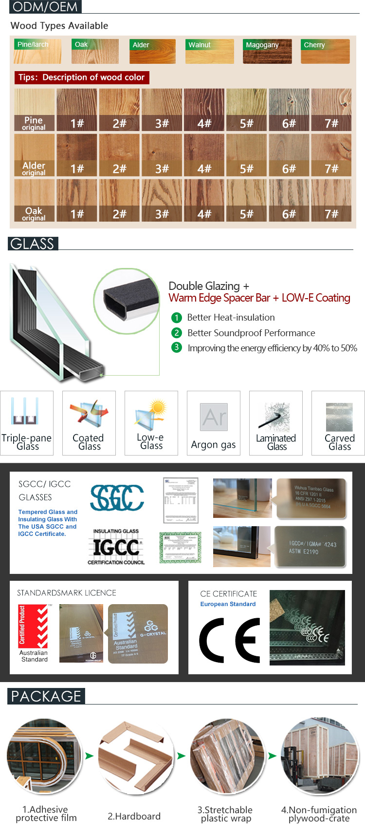 15 days lead time Doorwin Manufacture direct product and shipping Doorwin best double casement glass lower price windows