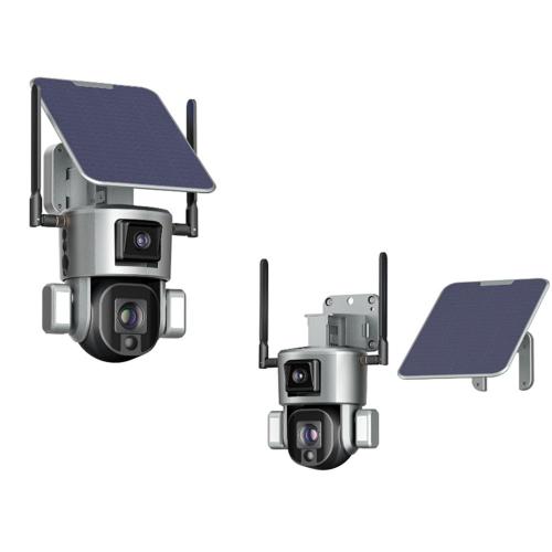 Új napenergia 10x zoom hibrid biztonsági kamera