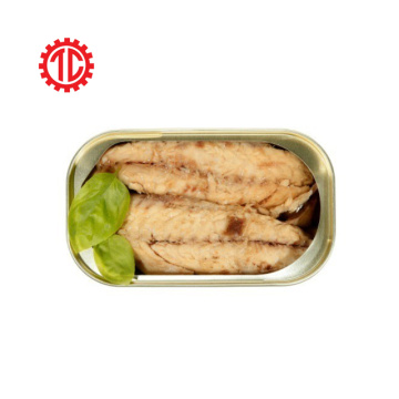 Canned Mackerel Meat In Oil Club Can