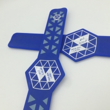 Imprinted Figured Silicone Slap Bands