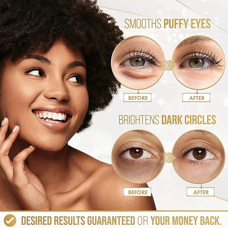 OEM 24K Gold Eye Mask for Dark Circles Treatments and Reduce Wrinkles