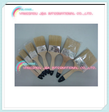 Wooden Handle Bristle Paintbrush