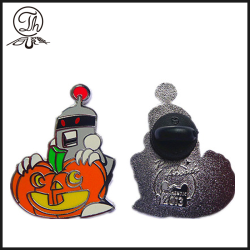 Insignia pin de calabaza de Halloween esmalte