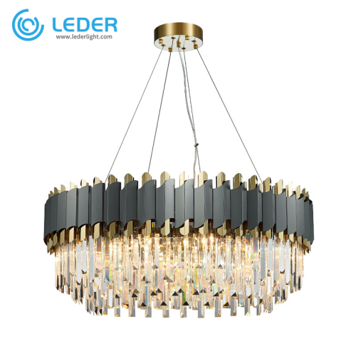 Luminaires de lustre perlé suspendu LEDER