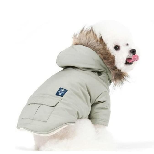 Kattenhond doggie donsjack hoodie jas