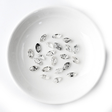 Black Rutilated Quartz Marquise Cut Semi-Precious Stones