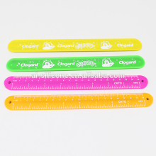 Factory custom silicone slap band rulers