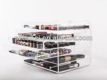 luxury acrylic cosmetic organizer drawer