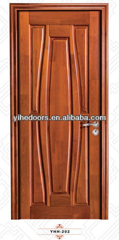 Warning popular teak solid wood door composite door teak fur veneered