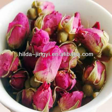 Dried red rose buds