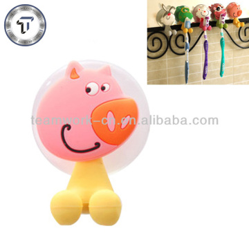 PIG suction cup toothbrush holder