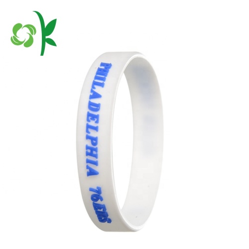 Regalo promocional personalizado pulsera de silicona por mayor