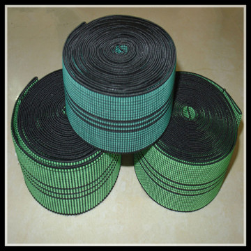 green customized sofa belt elastic webbings