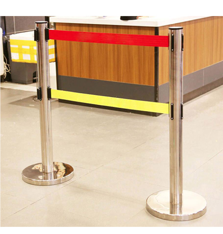 2M Crowd Control Barrier simple barriers management system queue stand line rope stanchion