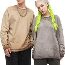 Spring Gradient Retro Fashion Men's Long Sleeve T-Shirt