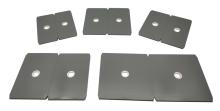 OEM Powder Coated CNC Shearing Sheet Metal Baseplate