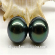 AAA Peacock Green Undrilled Tahitian Pearls