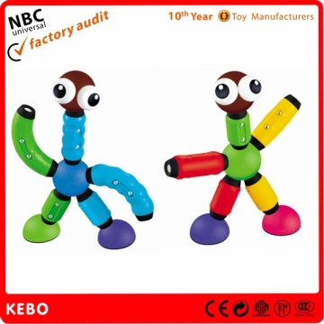 Plastic Magnet Building Brick Toy