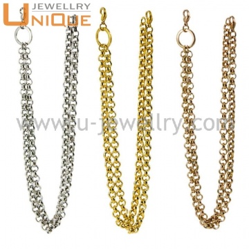 Pendant with chain floating charm locket chain(LA0065)