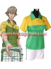 prince of tennis cosplay costume green color