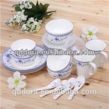promotional white porcelain dinner set/dinner set bone china