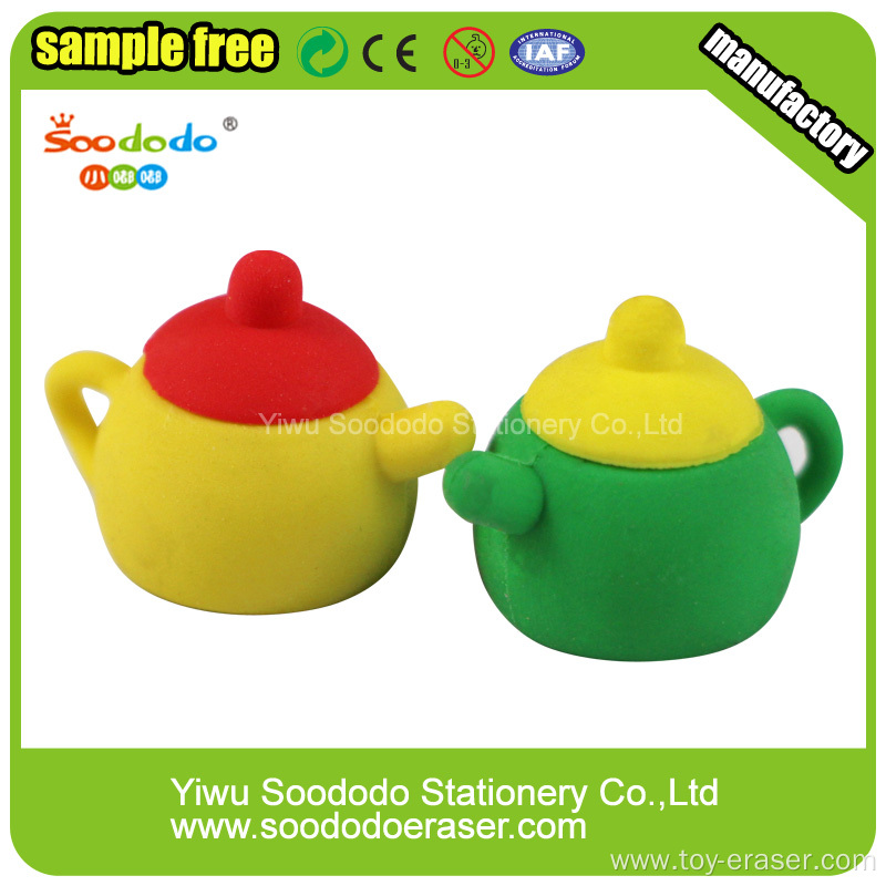 Soododo teaport custom pencil eraser