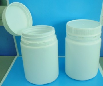 HDPE food supplement bottle