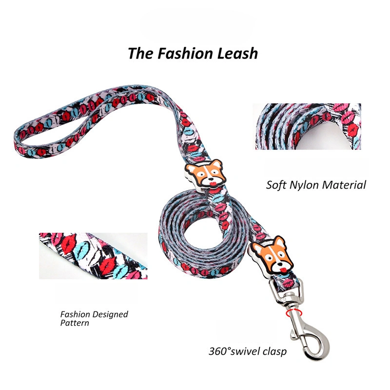 Fashion Nylon Pet Products Dog Collar Leash