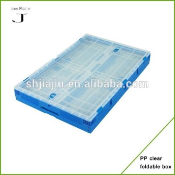 Foldable clear plastic storage boxes wholesale