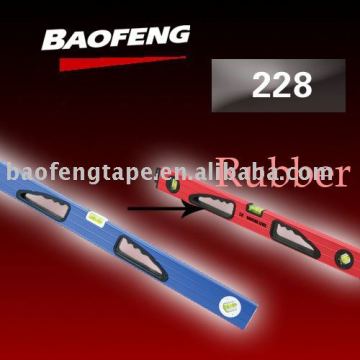 aluminium rubber level with two plastic handle