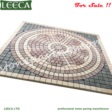 Granite pattern paving stone driveway paving stone