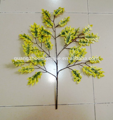 decorative artificial oak tree leaves