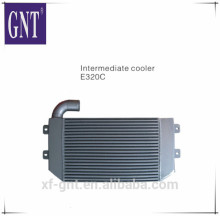 excavator cooling parts E320C intercooler intermediate cooler