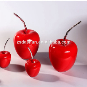 resin home decoration apple sculpture