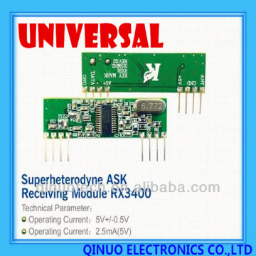 SUPERHETERODYNE WIRELESS ASK RECEIVER MODULE RX3400
