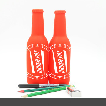 Casos de lápis de forma de garrafa de silicone