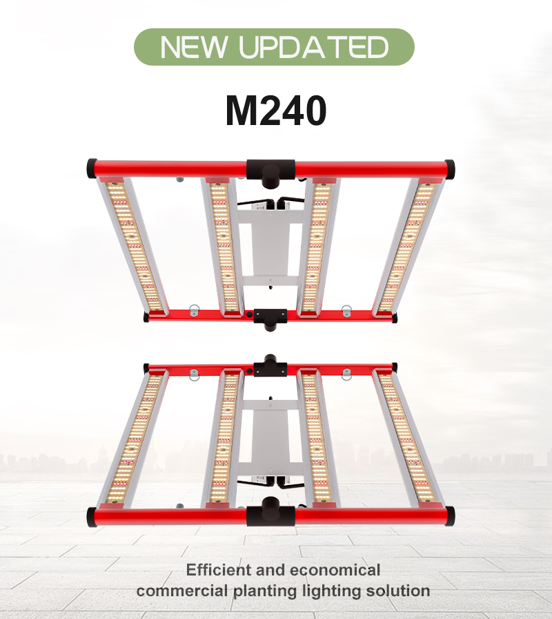 LM301H หรี่แสงได้เต็มสเปกตรัม LED เติบโตไฟพับได้