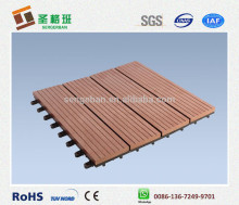 outdoor wood composite decking tile/interlocking wood composite tile