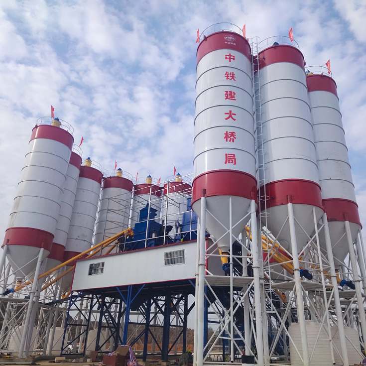 Central control new brand 90m3/h concrete batching plant