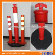 traffic barrier warning post